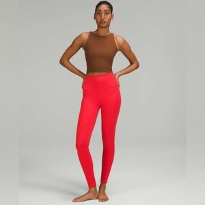 Lululemon Athletica Bright Red Leggings